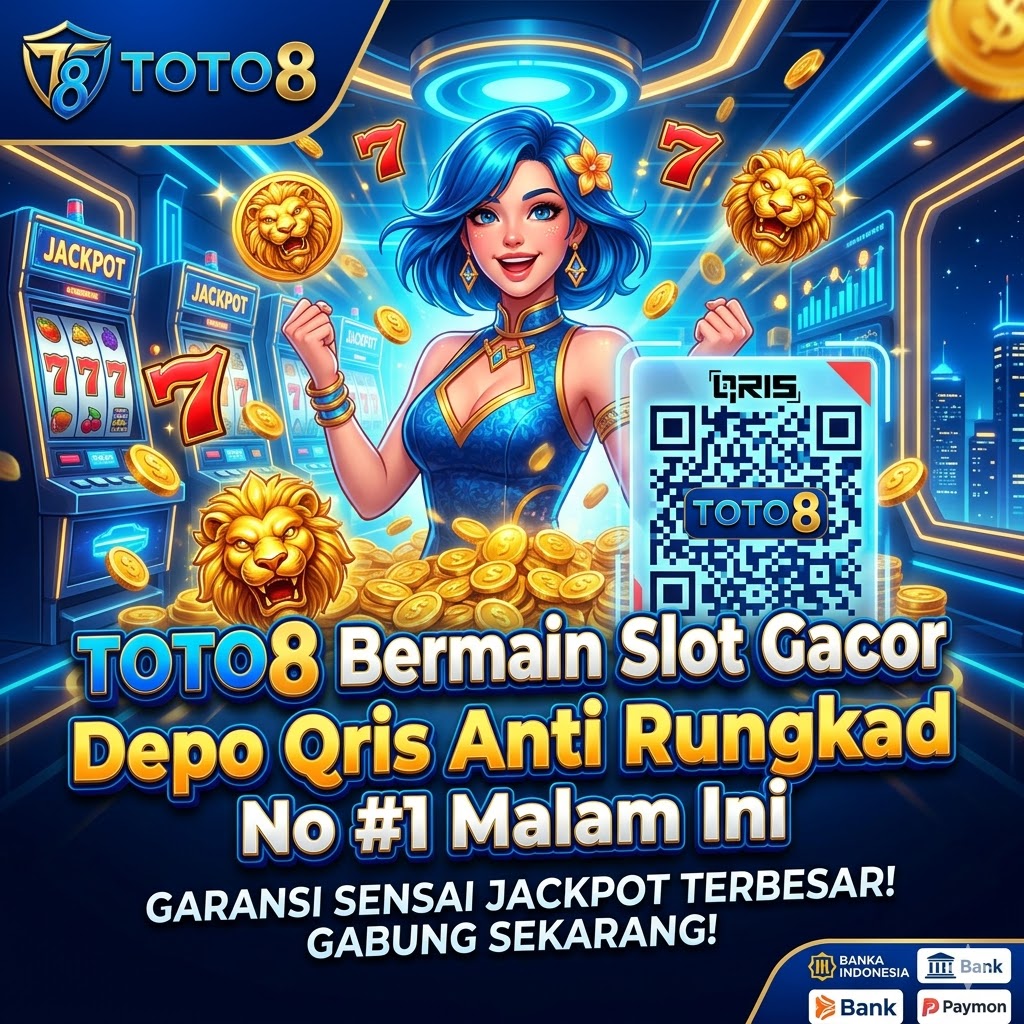 TOTO8: Bermain Slot Gacor Depo Qris Anti Rungkad No #1 Malam Ini